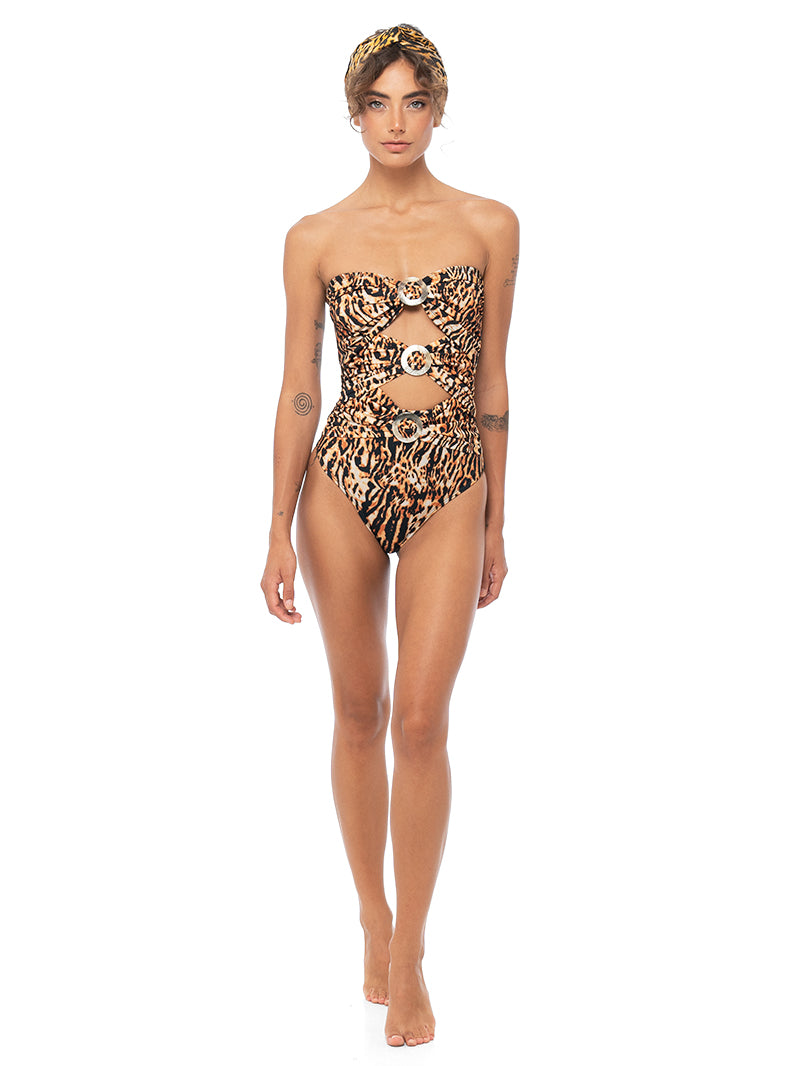 Athena Bathing Suit Tiger