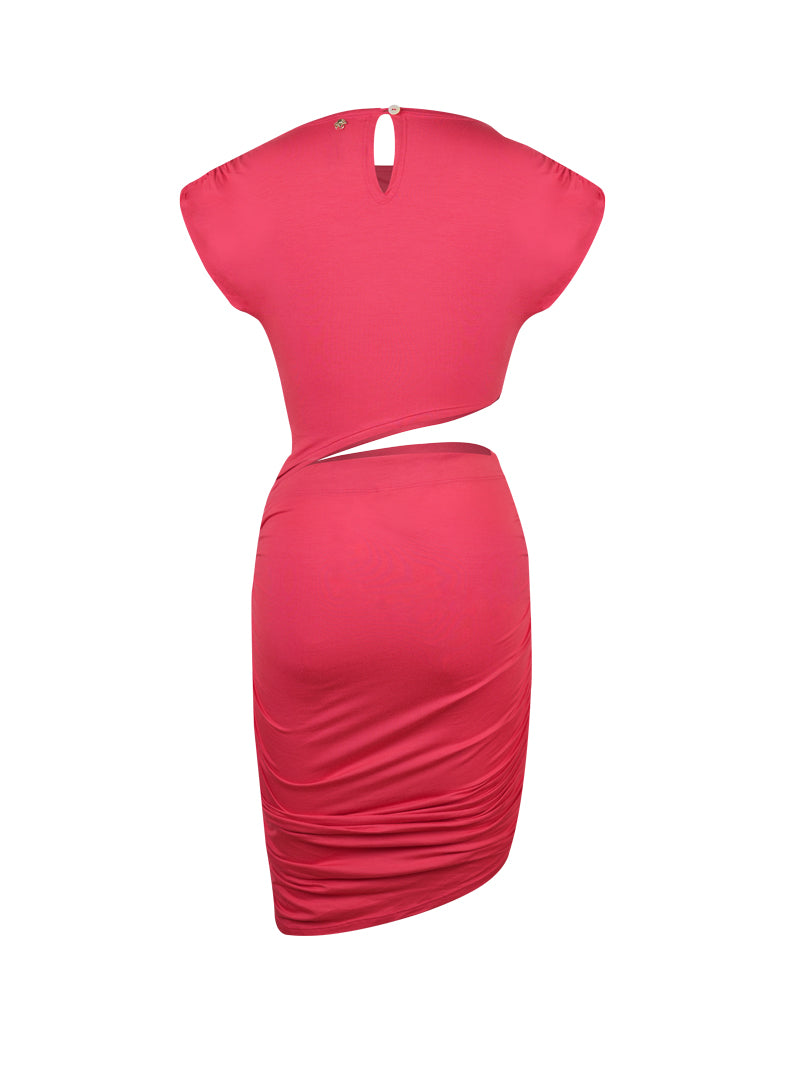 Ivy Bodycon Mini Dress Racing Red