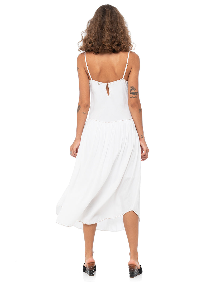 Julie Midi Dress White