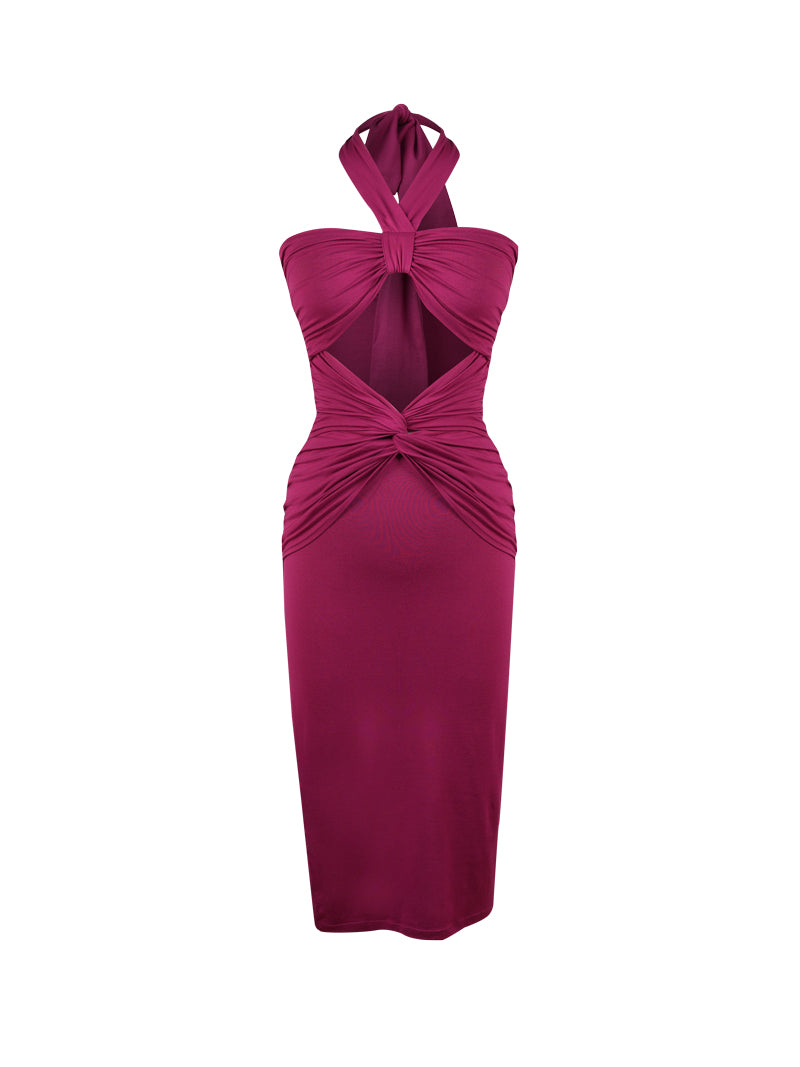 Zayla Midi Dress Cherry