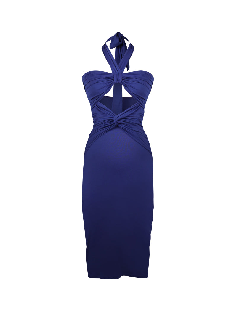 Zayla Midi Dress Sodalite Blue