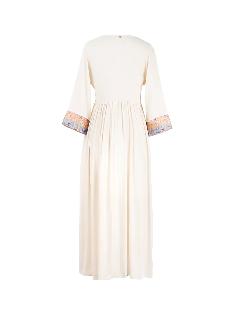 Kali tunic midi dress - ghost back view