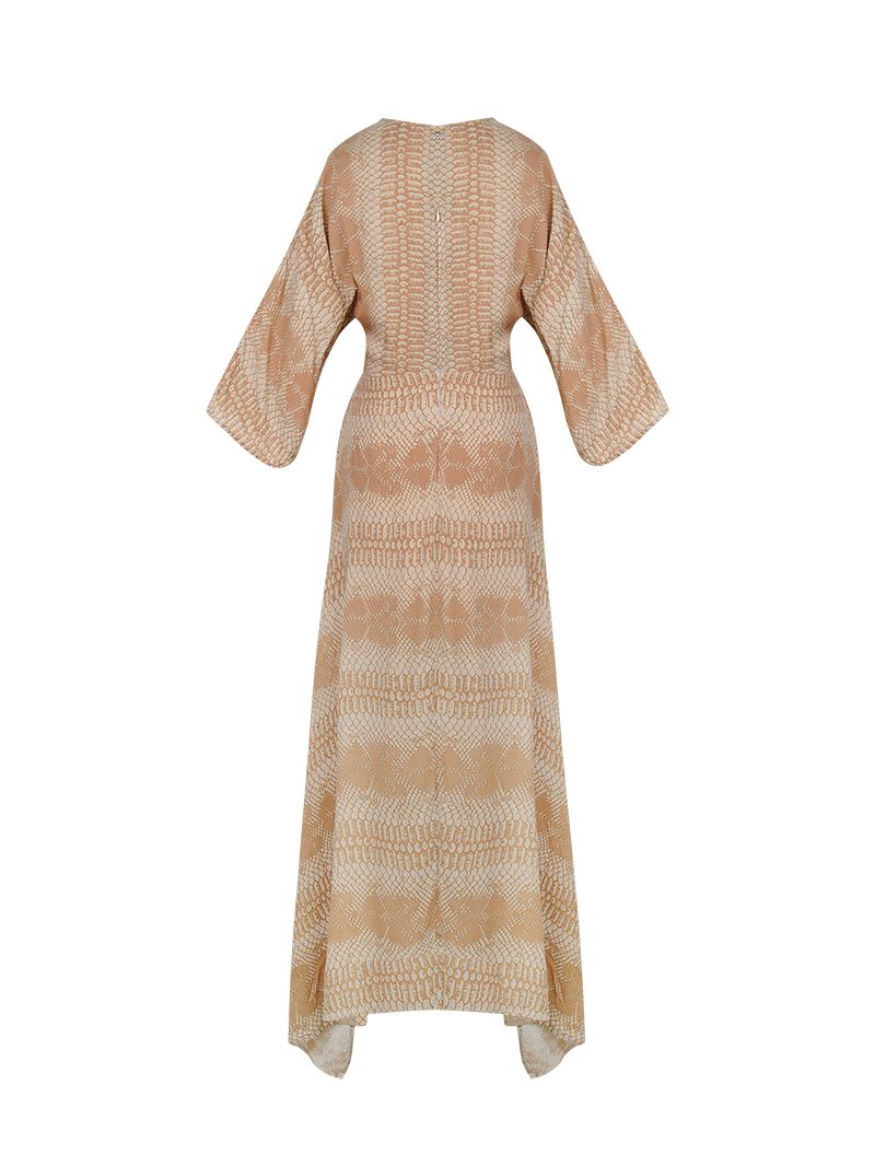 Oshun Maxi Dress Snake Taupe