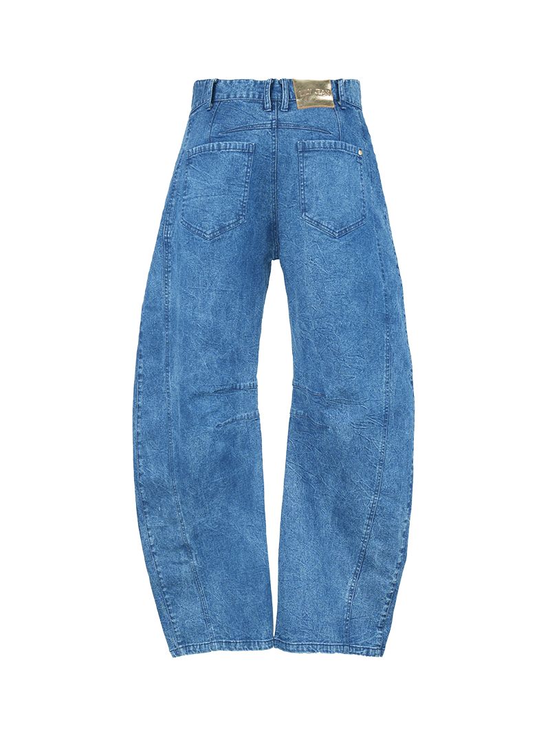 Catch Barrel Jeans Pants - ghost back view
