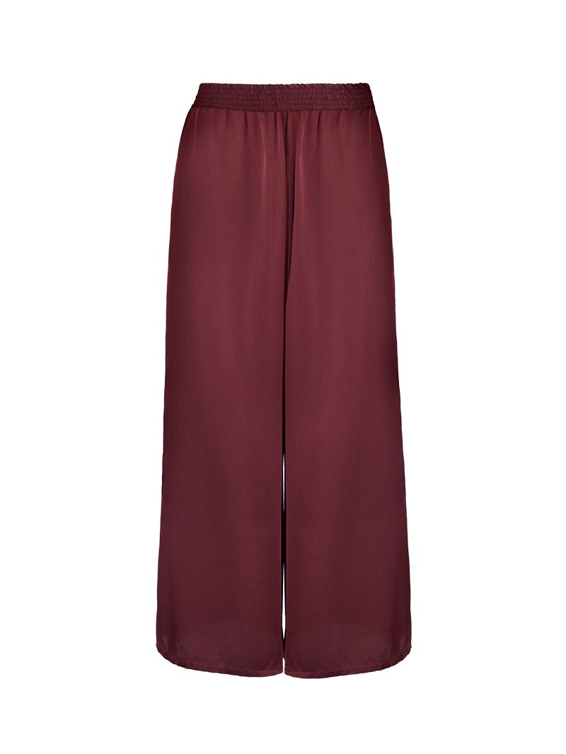 Lisa Pants in Wine - ghost front view