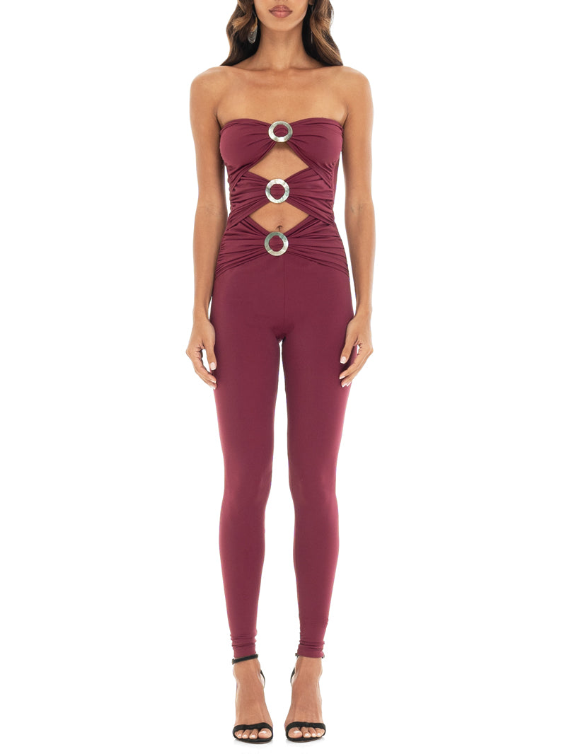 Athena Catsuit Cherry