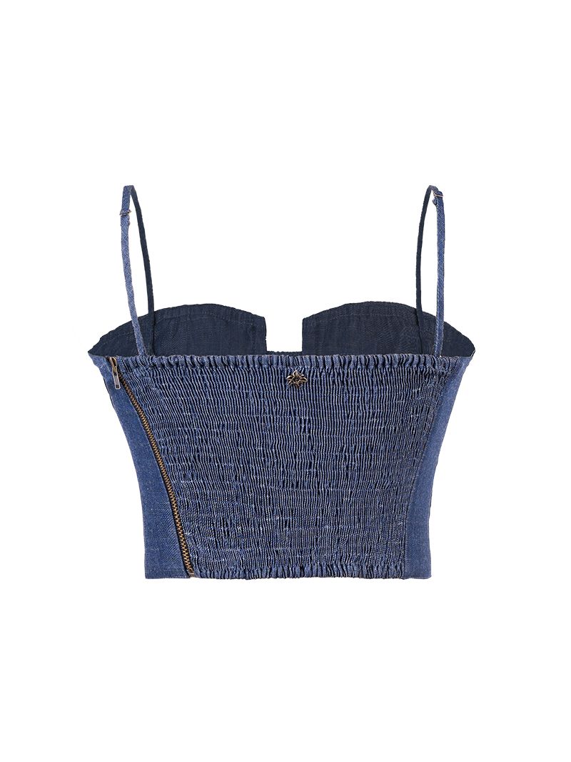 Diana bustier top - ghost back view