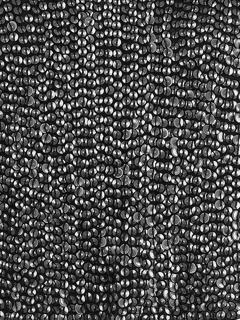 Hornet Beaded Top Black - texture close-up view