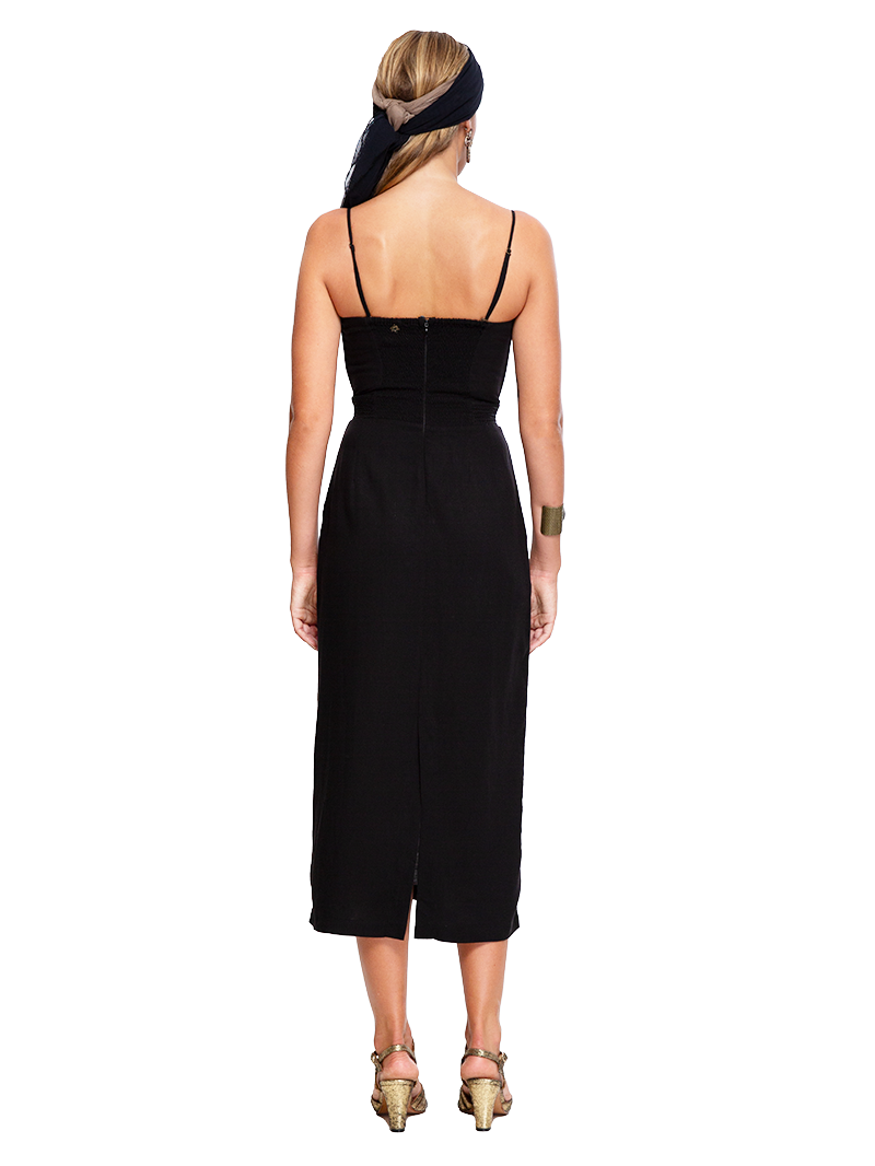 Iza Midi Dress Black