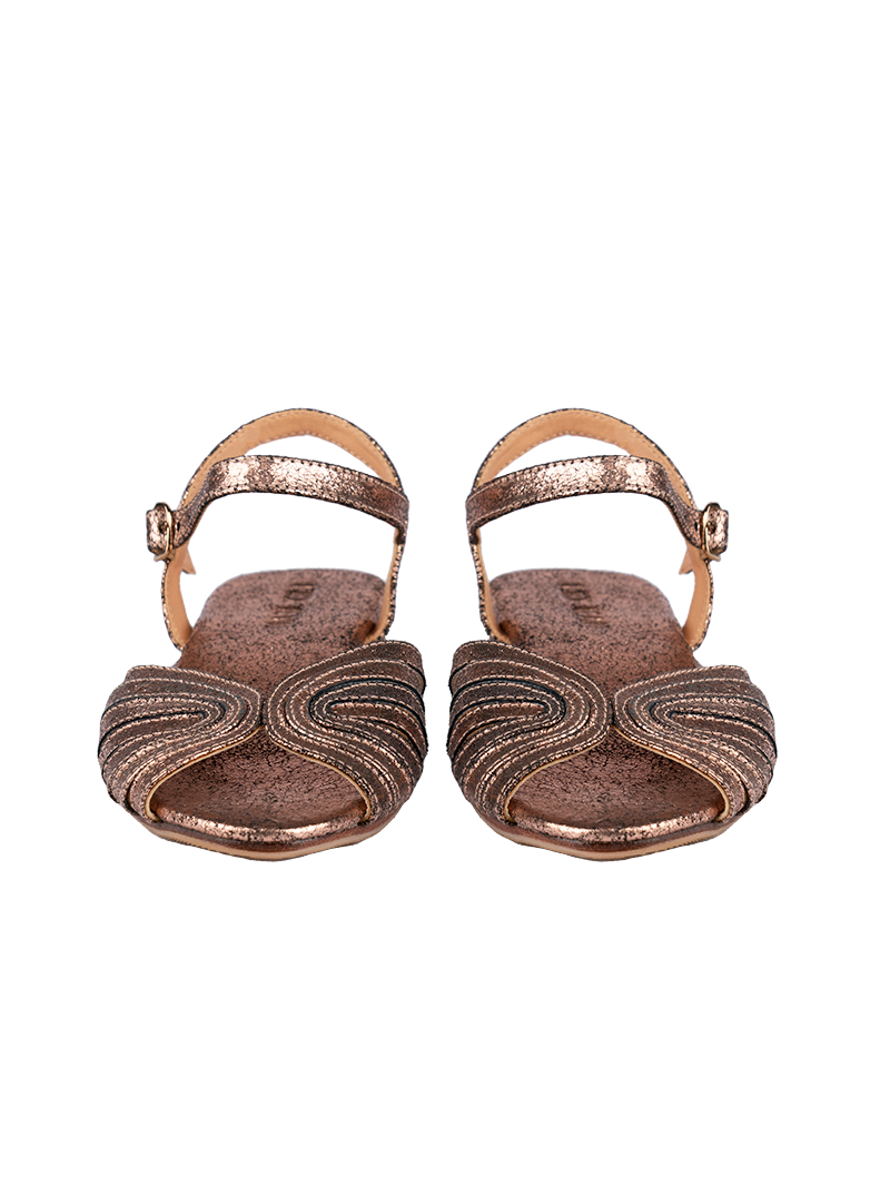 Margot Flat Metallic Rose