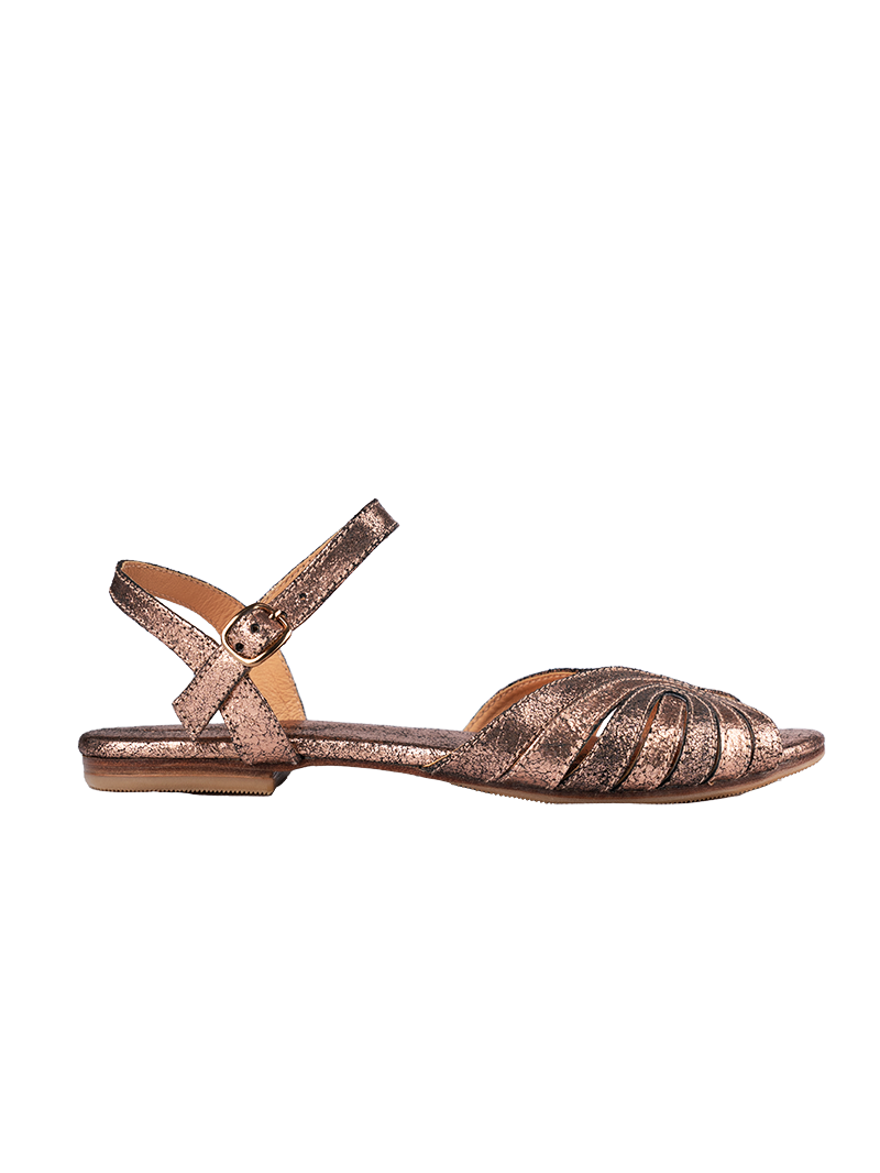 Margot Flat Metallic Rose