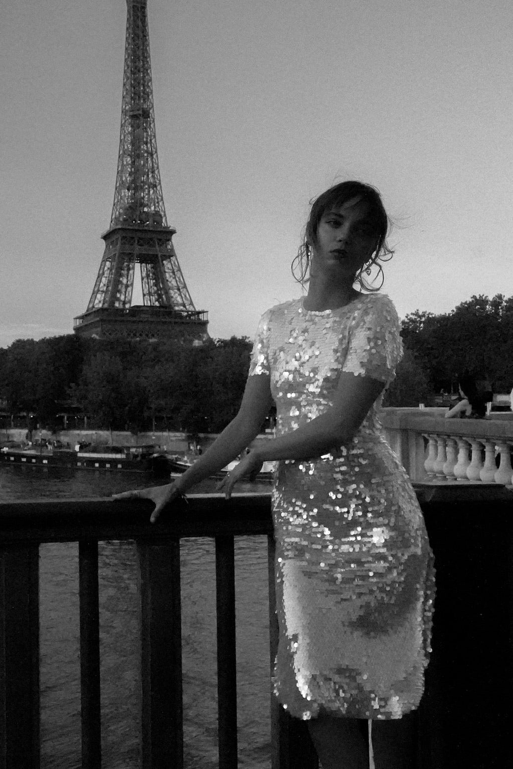 Venus sequined mini dress - worn by Inka Williams