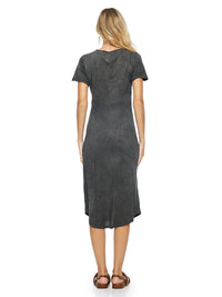 Elea Midi Dress Grey Wash
