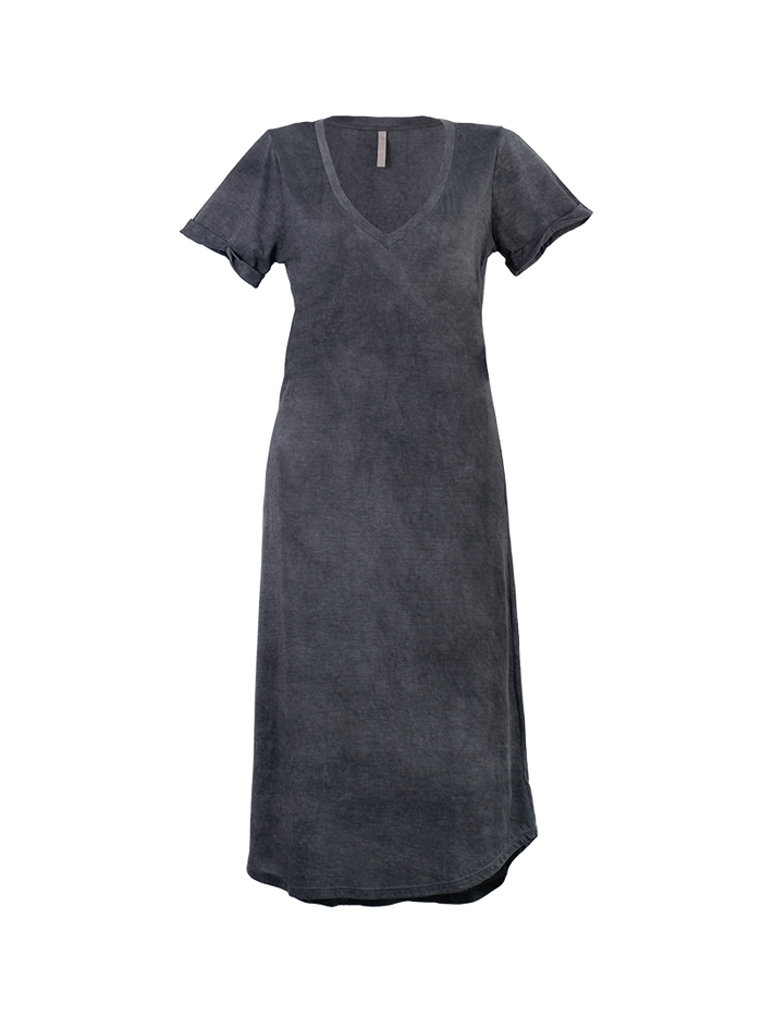 Elea Midi Dress Grey Wash