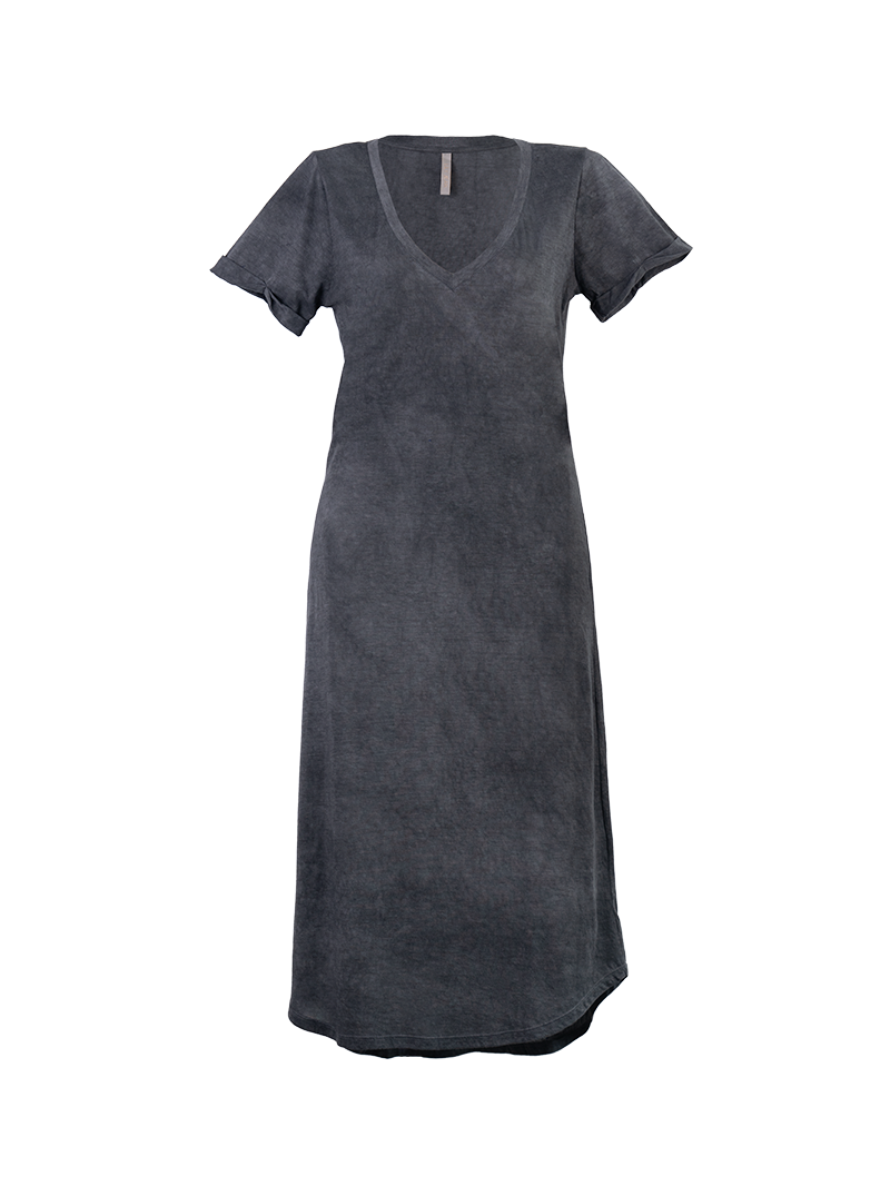 Elea Midi Dress Grey Wash