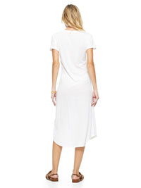 Elea Midi Dress White
