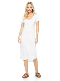 Elea Midi Dress White