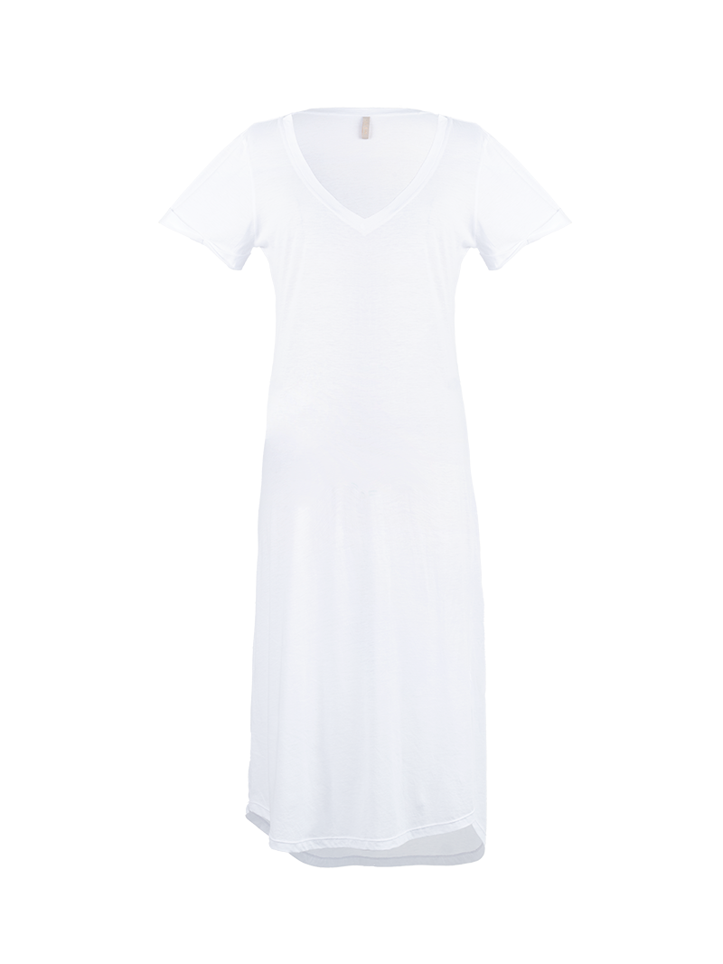 Elea Midi Dress White
