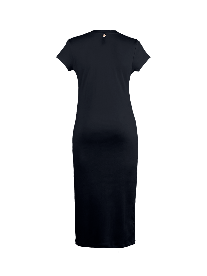Fama Midi Dress Black