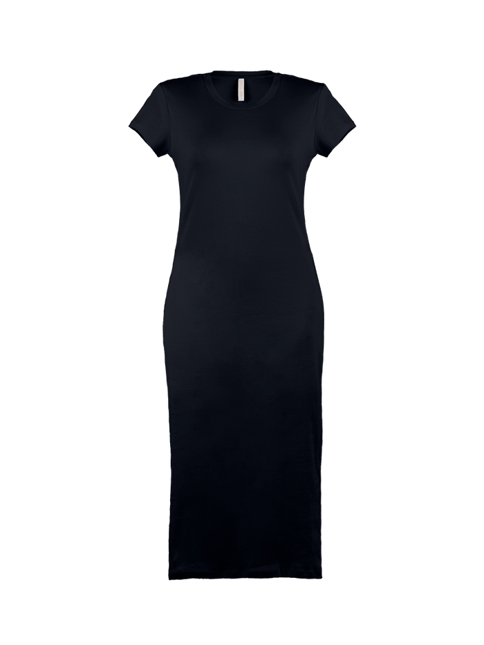 Fama Midi Dress Black