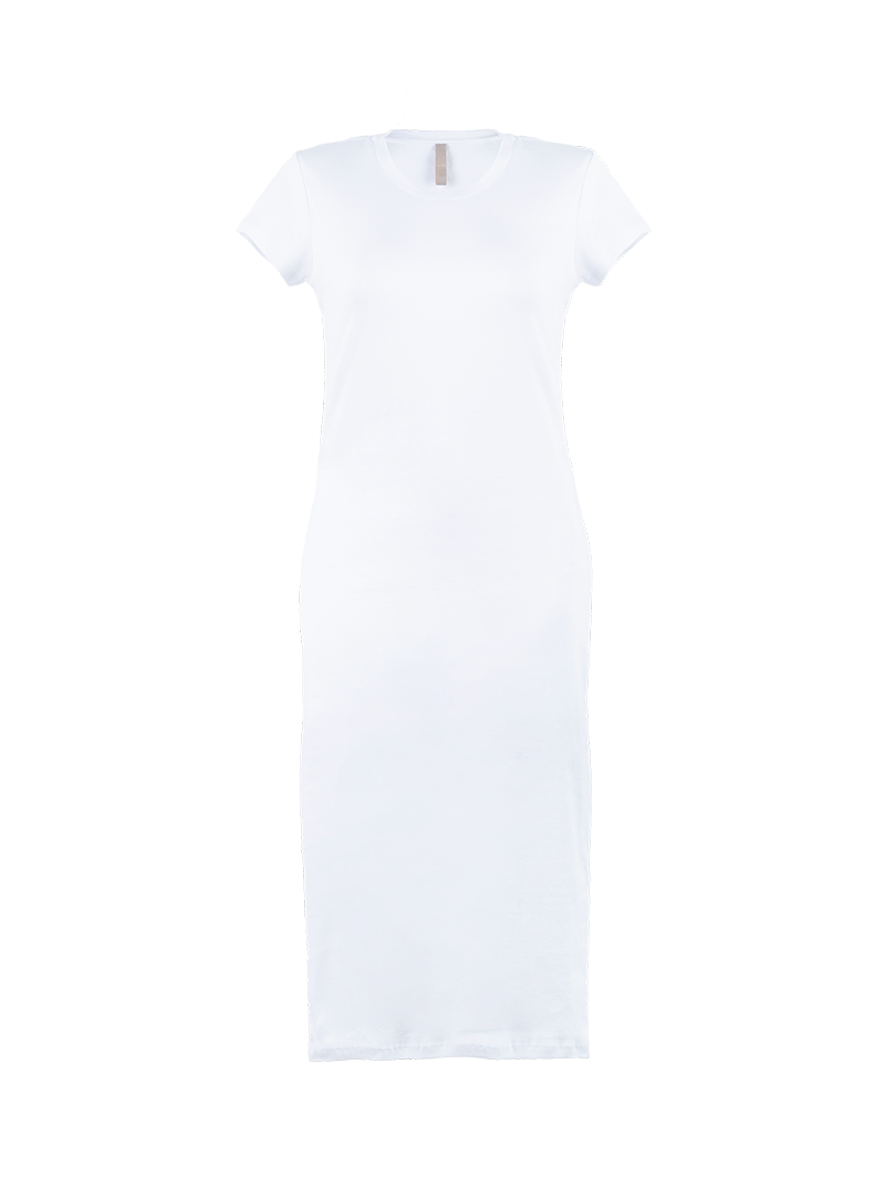 Fama Midi Dress White