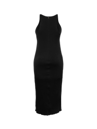 Freya Rib Midi Dress Black