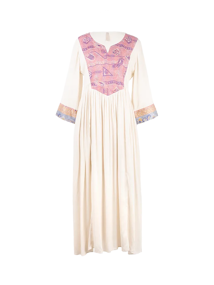 Kali tunic midi dress - ghost front view