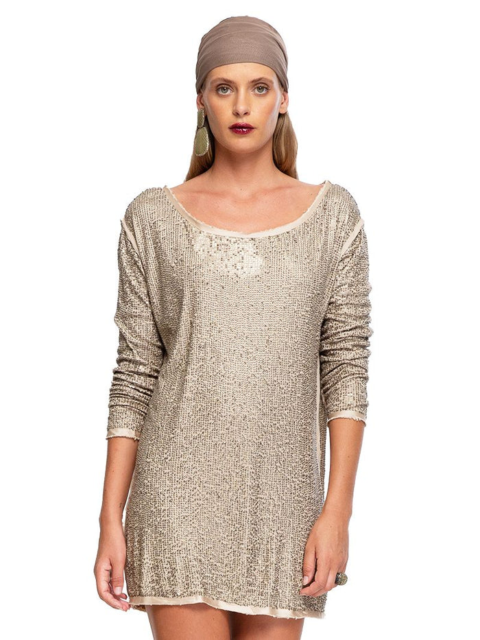 Nyx Beaded Long Top or Mini Dress