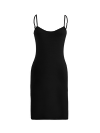 Slip Mini Dress Black