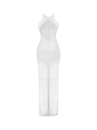 Cleo maxi white dress - ghost back view