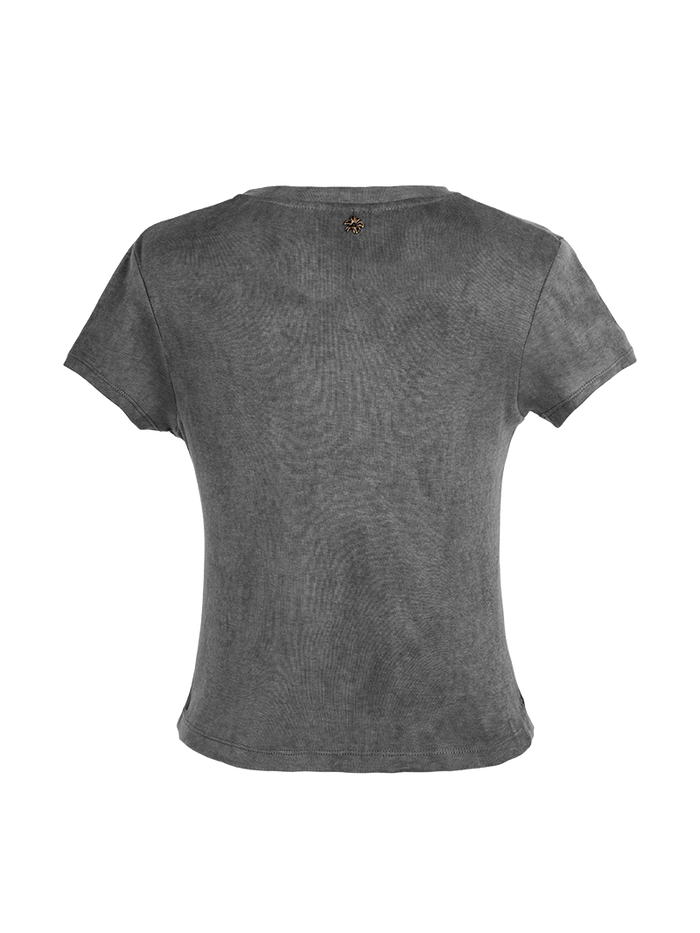 Fama Top Grey Wash