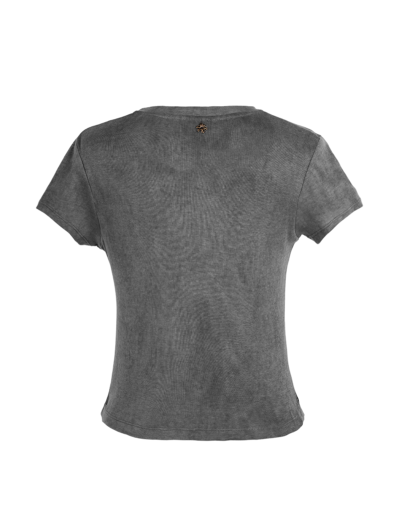 Fama Top Grey Wash