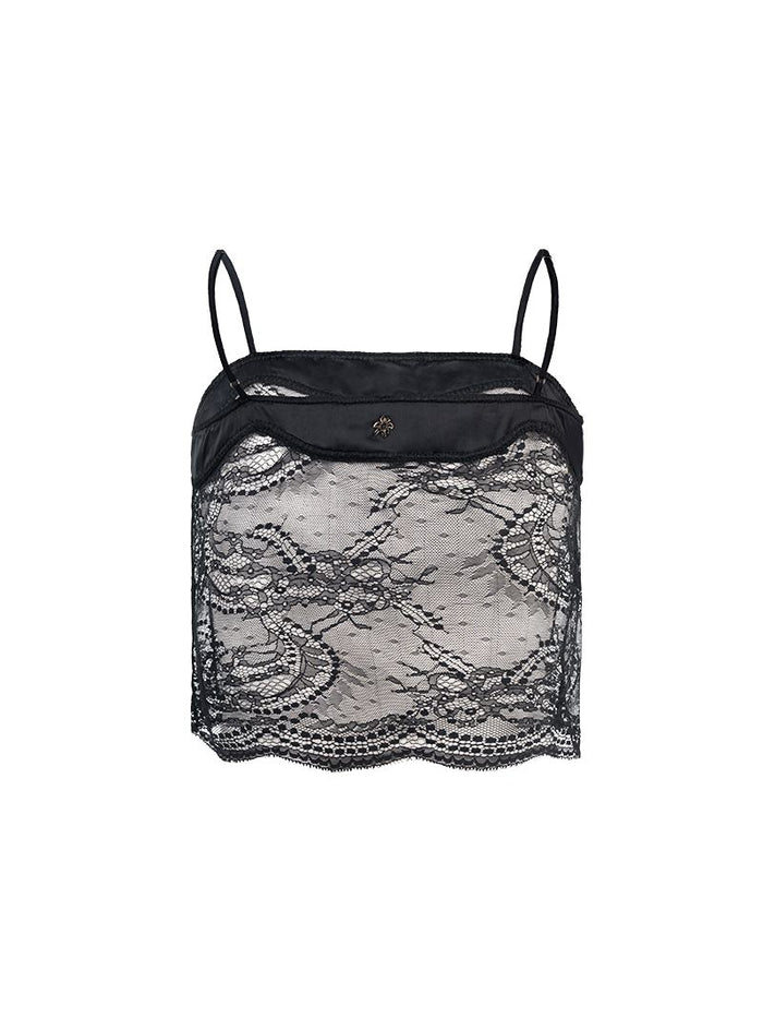Flora Mini Top Black