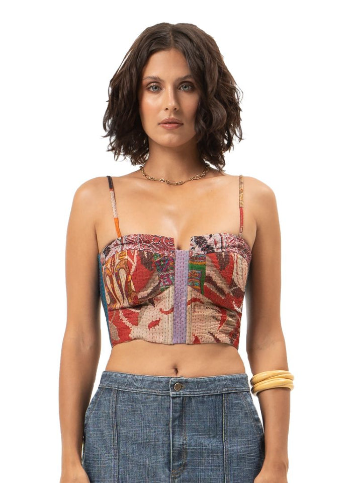 Shiva Silk Bustier
