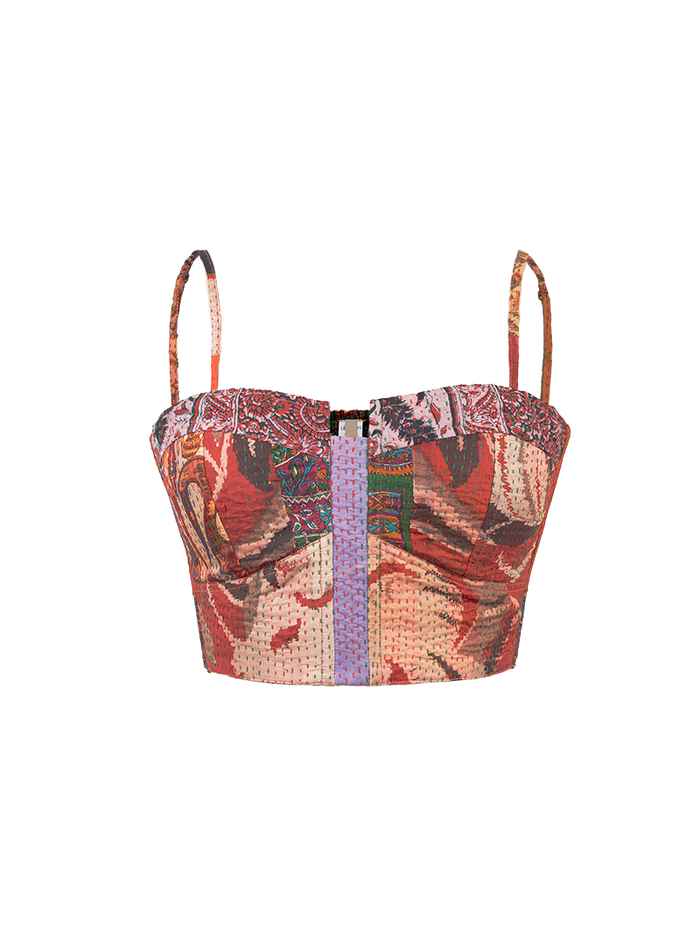 Shiva Silk Bustier