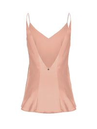 Elisa top in salmon color - ghost back view