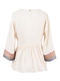 Kali tunic top - ghost back view