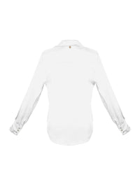 Lucia shirt in Titanium - ghost back view