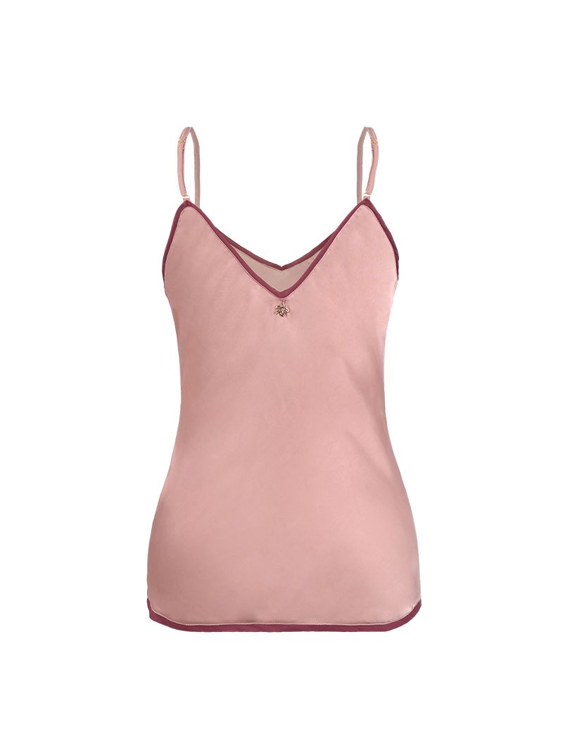 Melody Top in Wood Rose - ghost back view