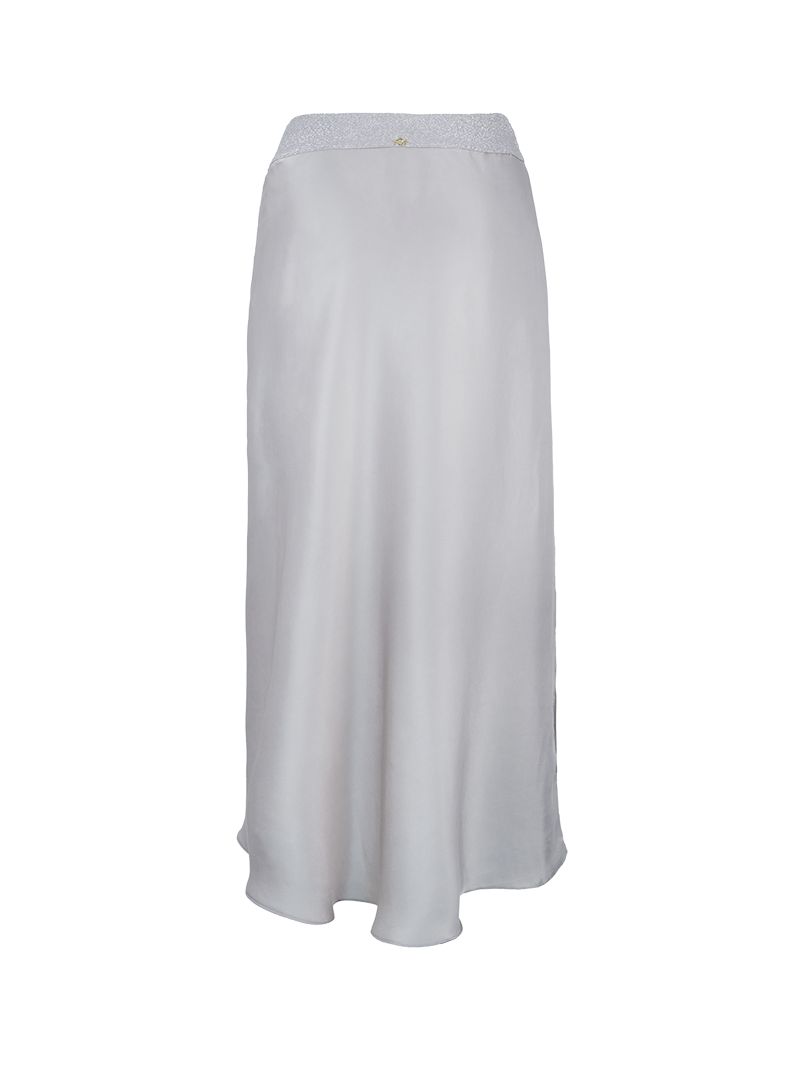 Alya Midi Skirt Light Grey