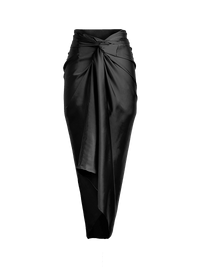Shakti Midi Skirt in black - ghost front view