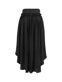 Alina black midi skirt - ghost back view