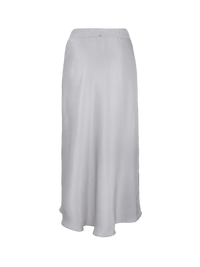 Alya midi skirt in light grey - ghost back view