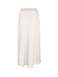 Alya midi skirt in Vanilla - ghost back view