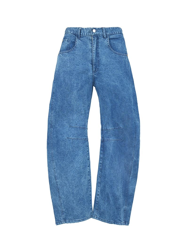 Catch Barrel Jeans Pants - ghost front view