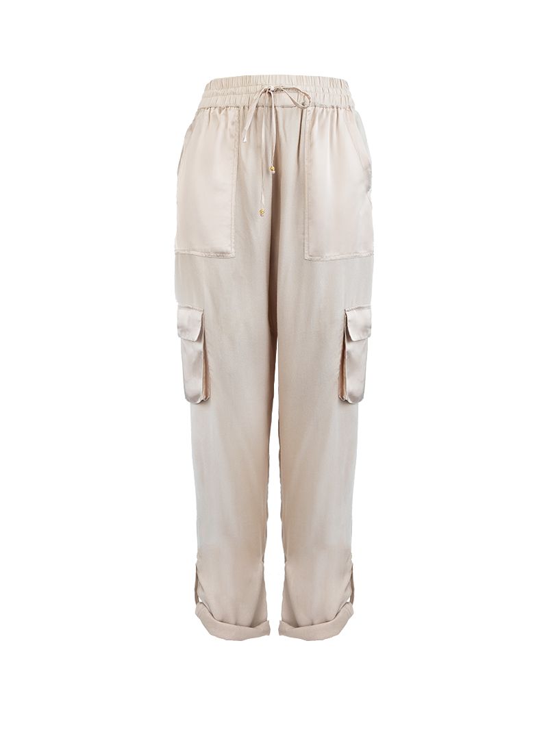 Combat Pants - Effortless Style in Taupe