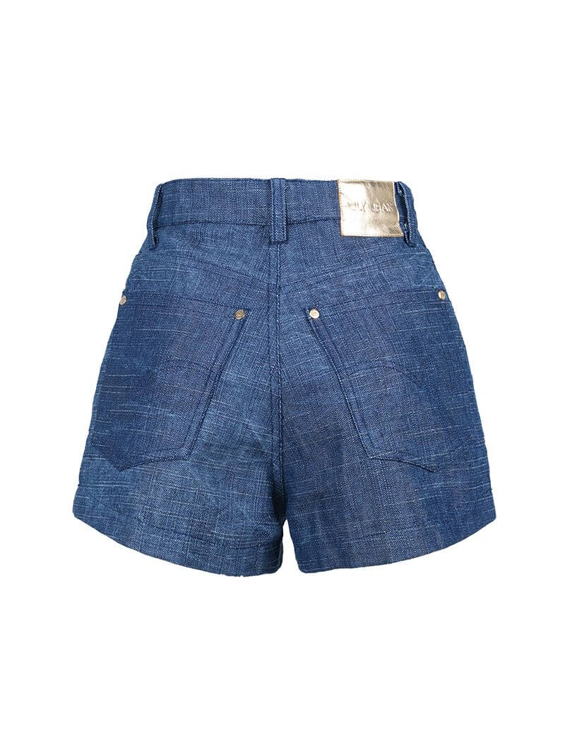 Jean hot pants - ghost back view