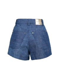 Jean hot pants - ghost back view