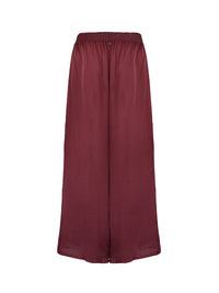 Lisa Pants in Wine color - ghost back view