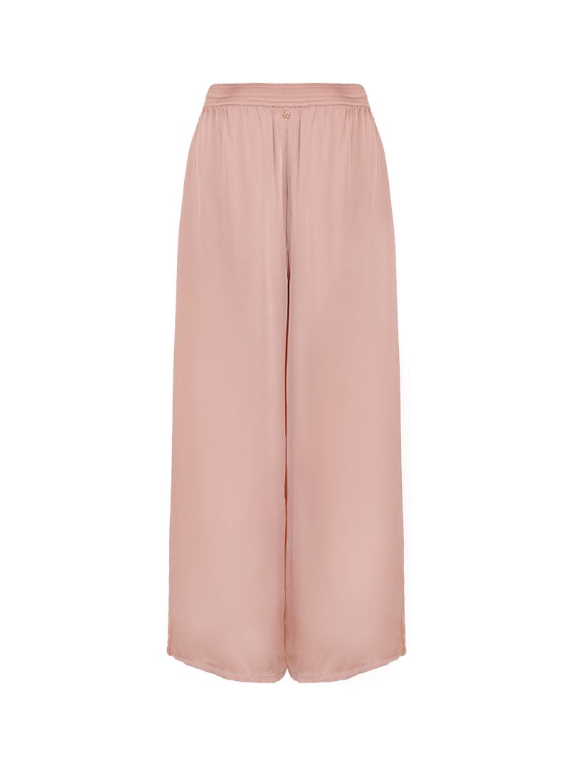 Lisa Pants in Wood Rose color - ghost back view